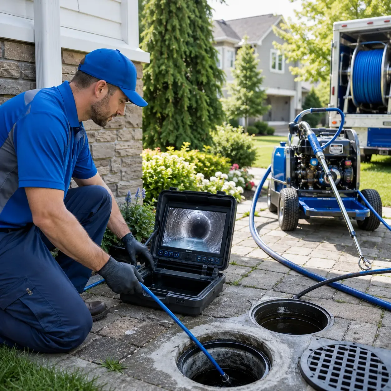 Outdoor drain cleaning professionals serving Gilson, IL