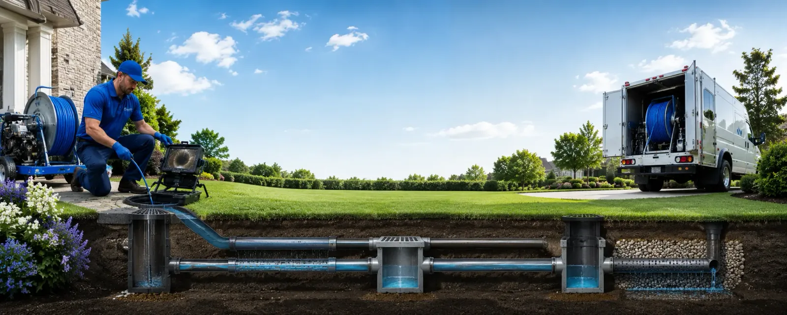 Outdoor drain cleaning information for Gilson, IL